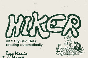 Hiker TM Quirky Script