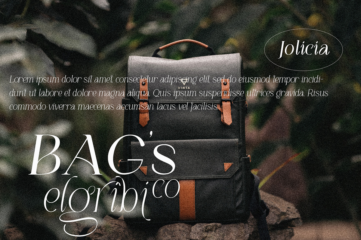 LOUIS felligri | Serif Display Font, a Serif Font by Jolicia Type (Photo 15 of 15)
