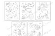 Coloring Book Summer 1, a Person Illustration by GlamArtZhanna (Thumbnail 3 of 8)