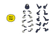 Halloween Cartoon Bundle, an Illustration by The Isian (Thumbnail 25 of 40)