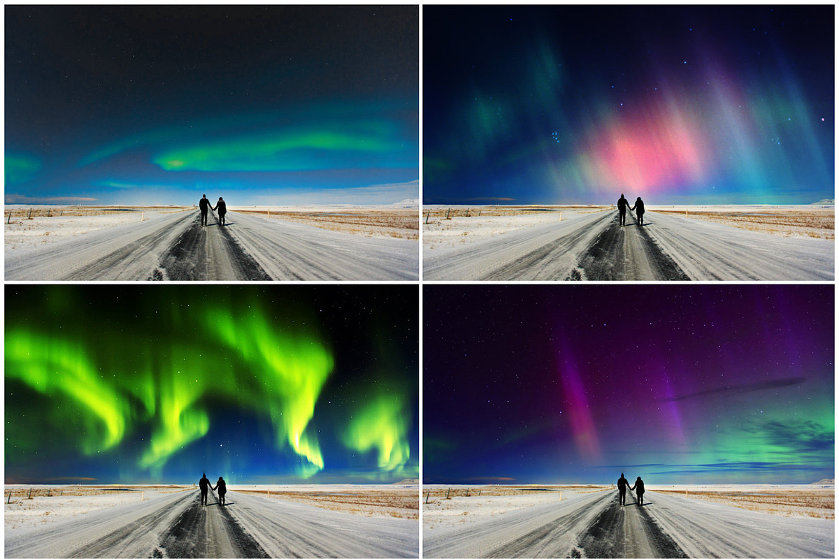 60 Northern Lights Photo Overlays preview 7