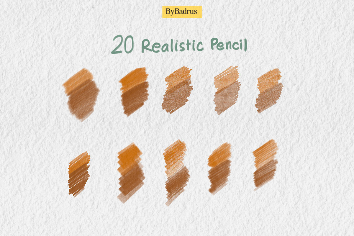 Coloring Pencil Procreate Brushes, a Brush Add-On by badrusblue (Photo 5 of 6)