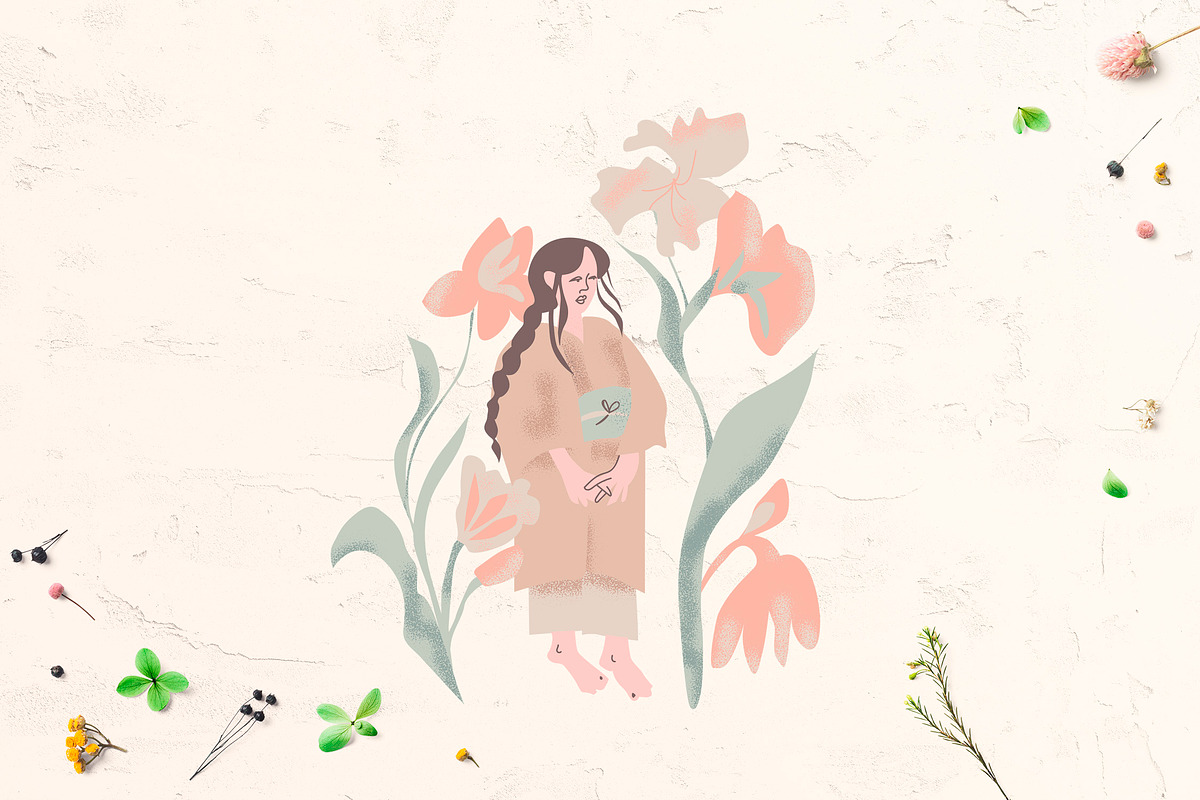 Vector Geisha Art, a Person Illustration by Lucyinyourheart (Photo 2 of 6)