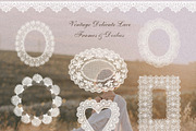 Vintage Collage Kit Lace & Paper, an Object Graphic by Allure Art (Thumbnail 5 of 23)