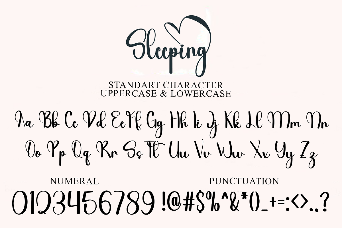 Sleeping, a Handwritten Font by FreshTypeINK (Photo 7 of 8)