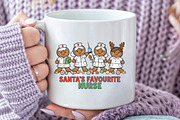 Nurse Gingerbread Christmas PNG, an Illustration by CraftArtStudio (Thumbnail 3 of 4)