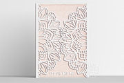 Wedding card for paper cutting., an Invitation Template by ...