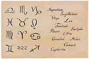 Hand drawn ZODIAC SIGNS Set, a Person Illustration by byJuliaKors (Thumbnail 2 of 3)