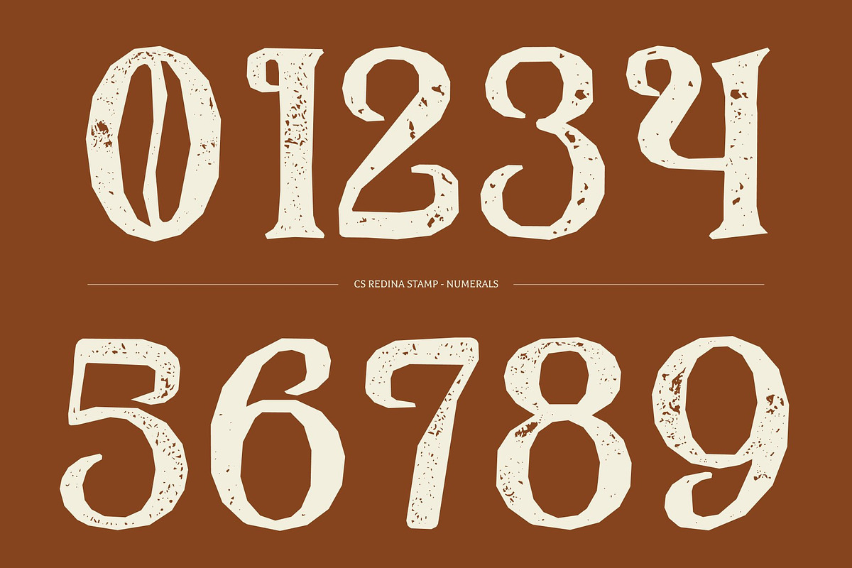 CS Redina Stamp, a Serif Font by Craft Supply Co. (Photo 6 of 8)