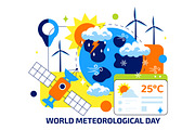 10 World Meteorological Day, an Object Illustration by denayunebgt (Thumbnail 4 of 4)