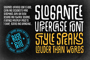 SloganTee Uppercase Font, a Font by akropol (Thumbnail 1 of 3)