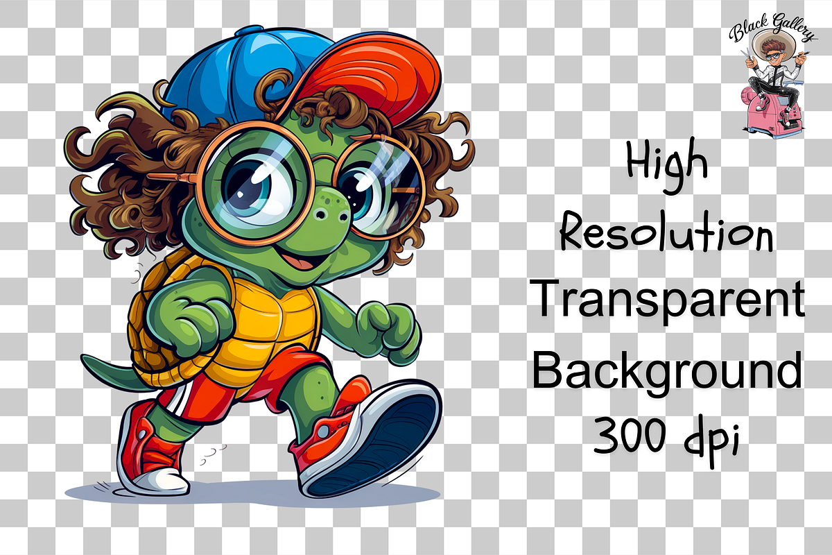 Sea Turtle Sport Runner PNG Bundle, a Graphic by Clipart Bloom (Photo 14 of 16)