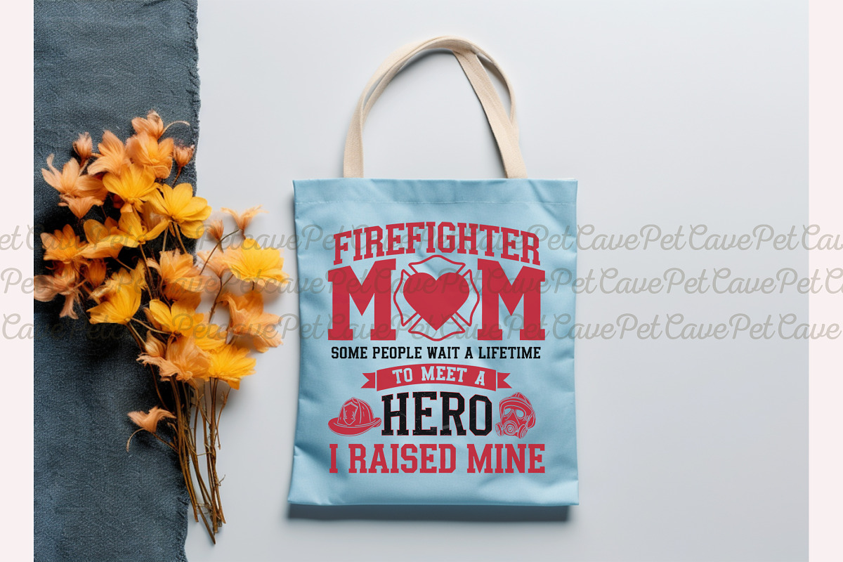 Firefighter Mom Sublimation Bundle, a Graphic by Pet Cave (Photo 4 of 9)