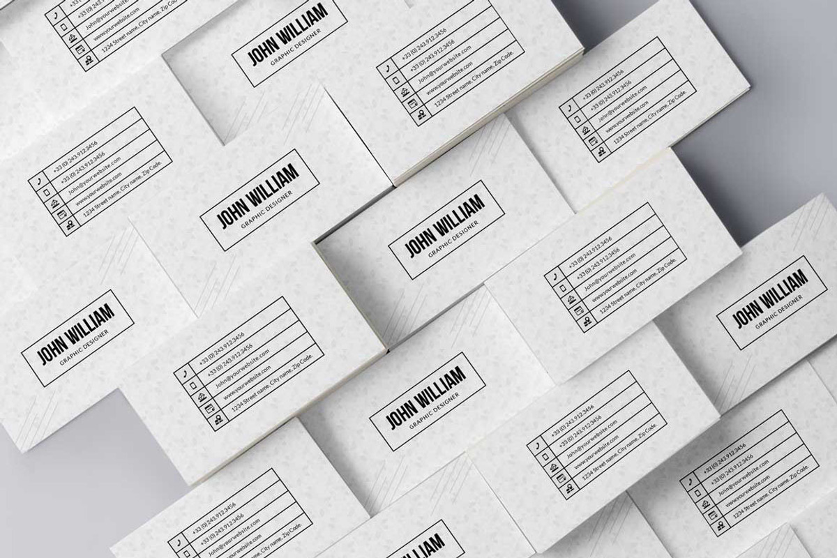 Minimal Business Card #27, a Business Card Template by GraphicsEgg (Photo 2 of 2)