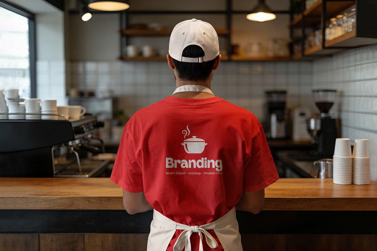 Cafe Branding Mockup Set, a Merchandise Mockup by RamStudio2 (Photo 2 of 8)