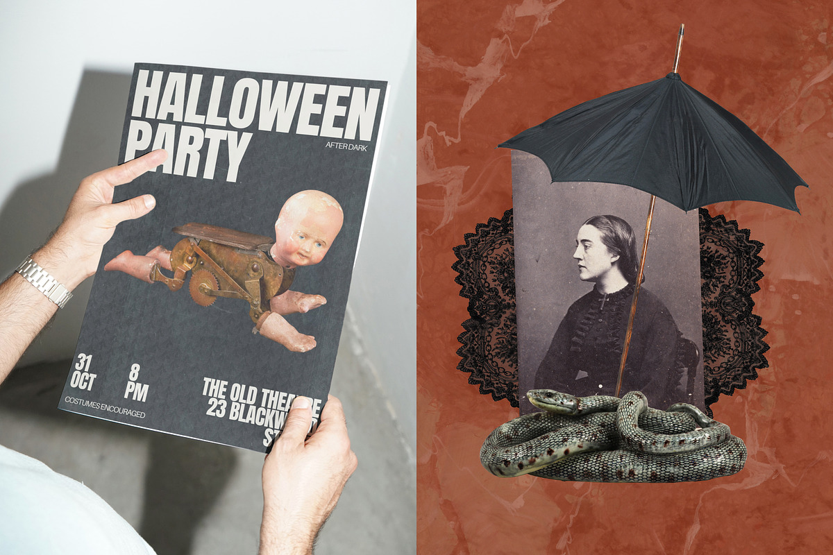 Uncanny Relics: Collage Elements, an Object Graphic by Anastasiia VNSK (Photo 10 of 19)