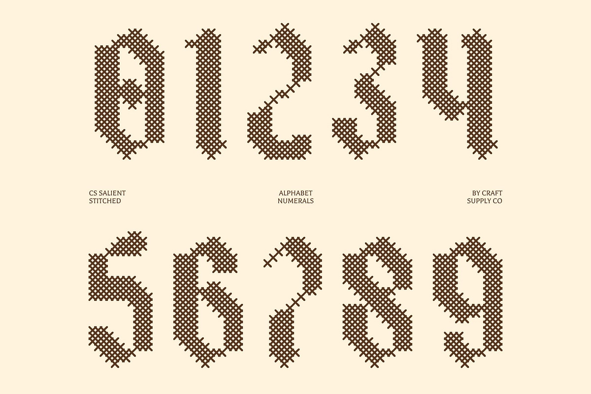 CS Salient Stitched, a Blackletter Font by Craft Supply Co. (Photo 4 of 8)
