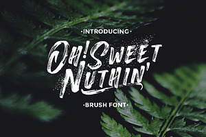 Oh!SweetNuthin' - Handcrafted Font