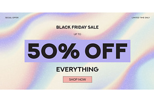 Concept of Black Friday sale banner, an Object Illustration by Andrey Yaroslavtsev