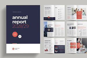Annual Report Template, a Brochure Template by Pixelpick
