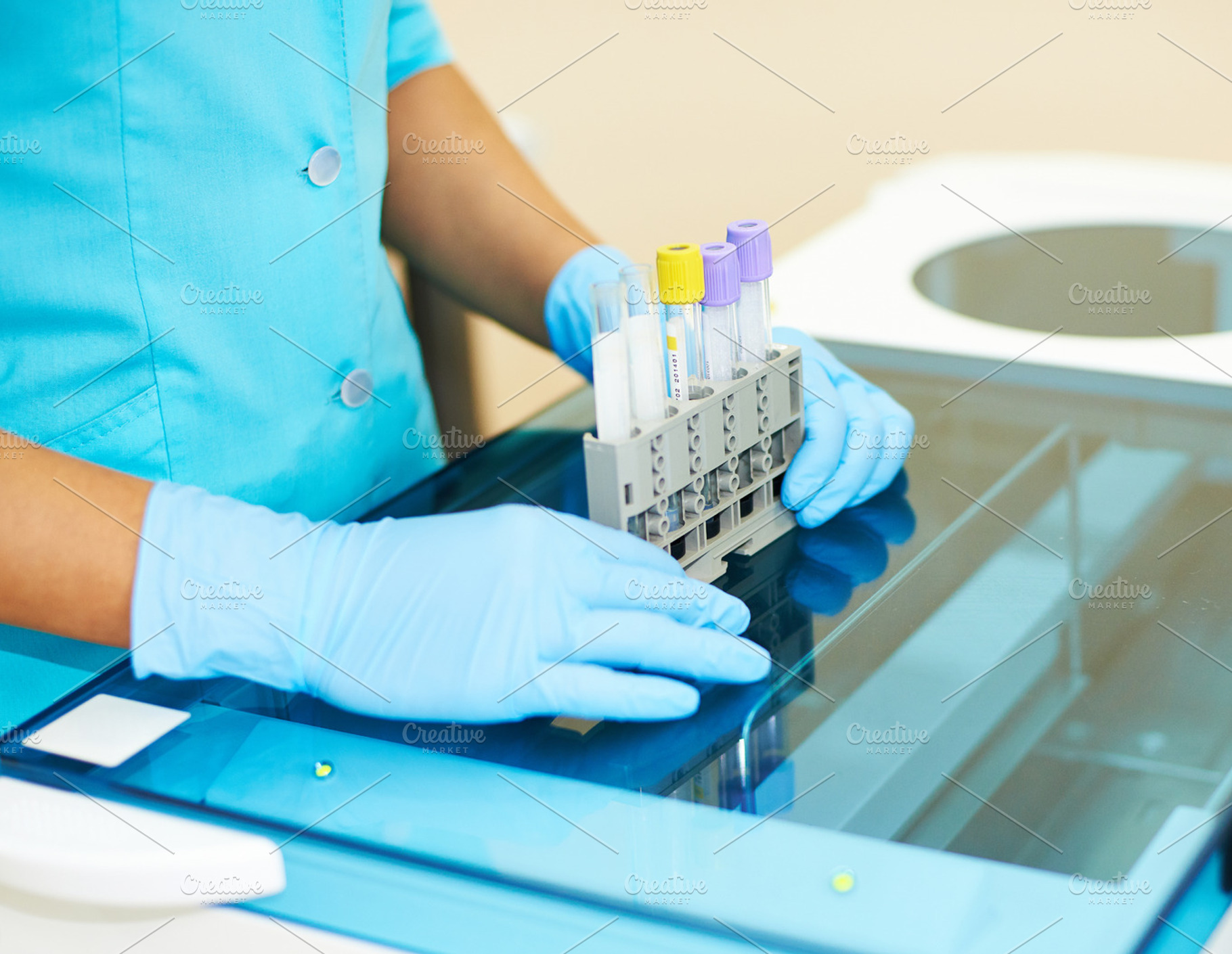 Medical laboratory, a Photo by LaserPrint