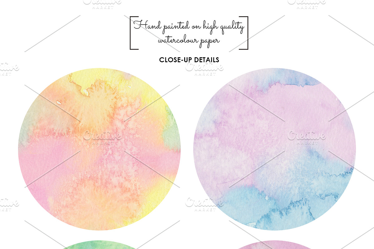 20 HAND PAINTED WATERCOLOUR TEXTURES, a Texture Graphic by Sweet Oh Sour (Photo 3 of 3)