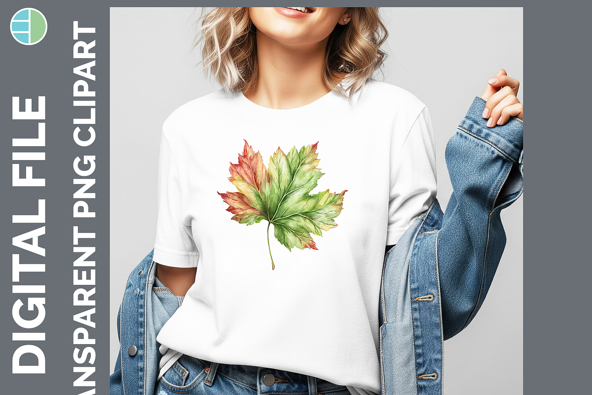 Leaf Illustration Bundle, 20 PNG, a Decorative Illustration by Enliven Designs (Photo 2 of 8)
