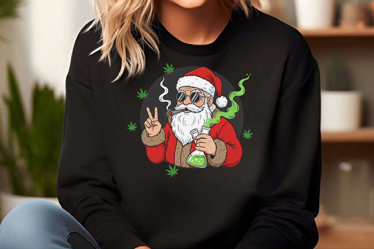 Santa Smoking PNG, an Illustration by Craft Nest (Photo 6 of 6)