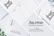 Fully Editable Budget Planner, a Stationery Template by Cuppakeri (Thumbnail 1 of 7)