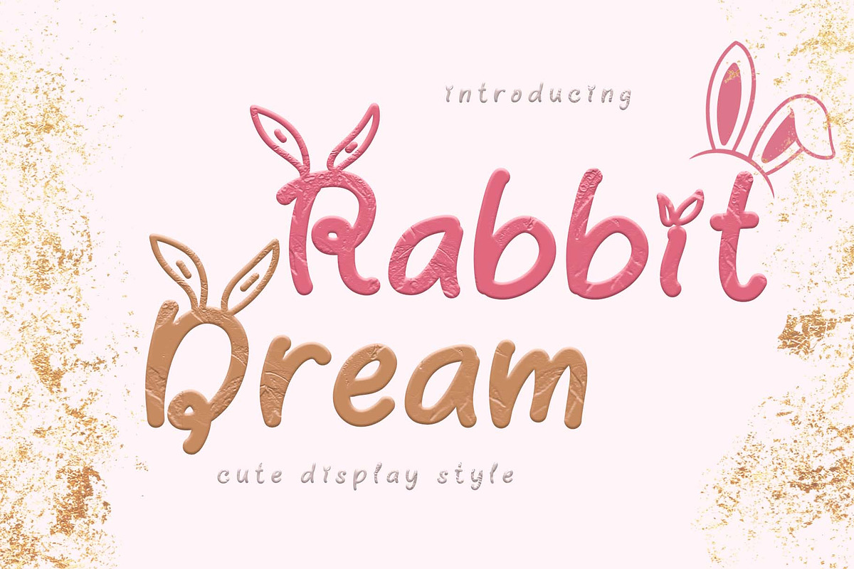 Rabbit Dream, a Handwritten Font by Yoga Letter (Photo 1 of 5)