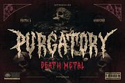 Purgatory, a Blackletter Font by Burntilldead (Thumbnail 1 of 13)
