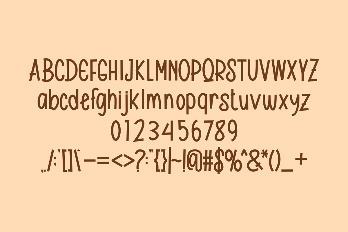 Malbae Anso Handwritten Font., a Handwritten Font by VectorCraft (Photo 4 of 5)