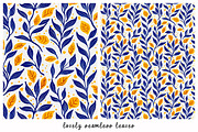12 Seamless Elegant Leaf Patterns, a Pattern Graphic by DesignRocket (Thumbnail 11 of 13)