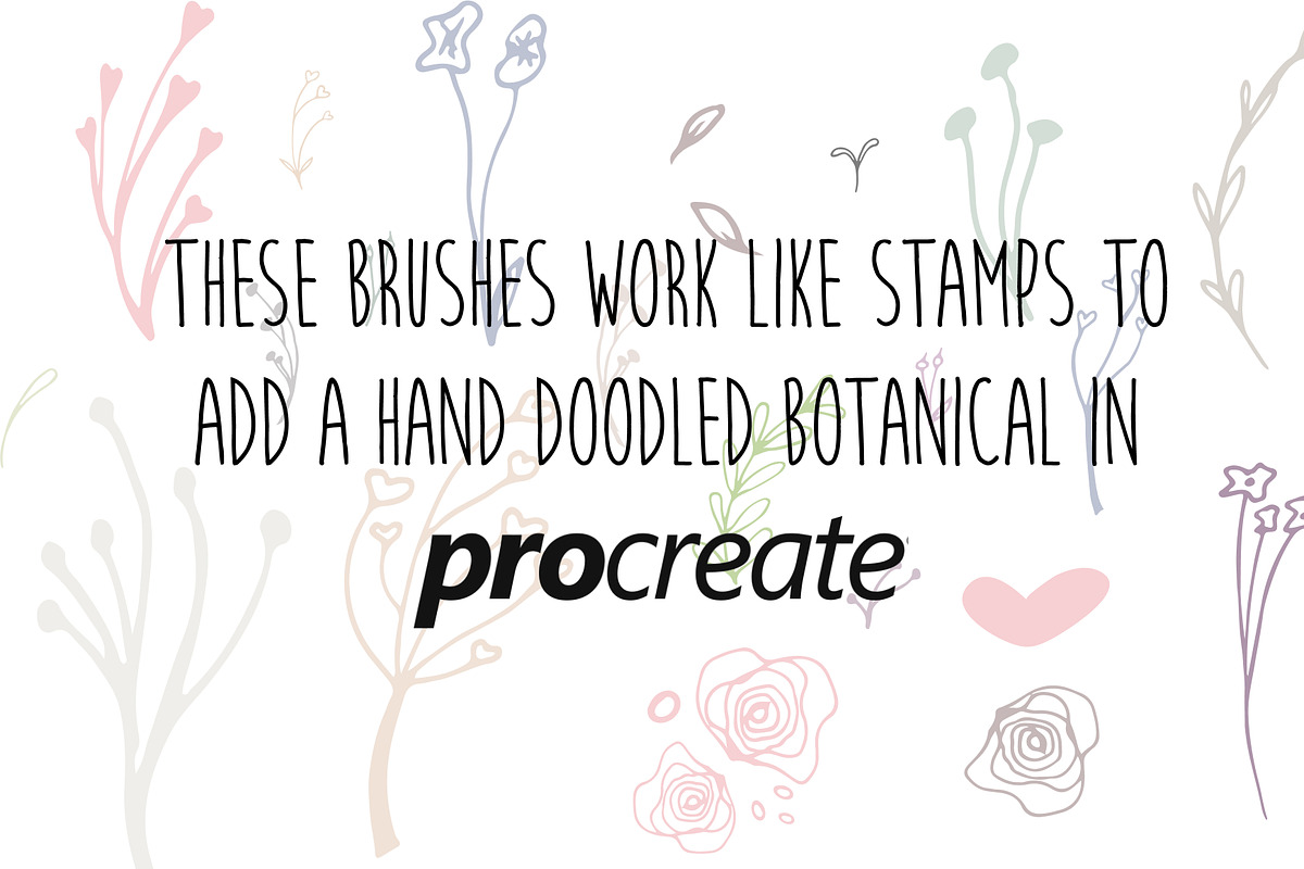 Dainty Doodled Botanicals preview 4