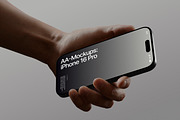 AA-Mockups: iPhone 16 Pro, an iPhone Mockup by ls.graphics (Thumbnail 5 of 10)