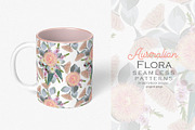 Australian Flora Seamless Patterns, a Pattern Graphic by Sketchbook Designs (Thumbnail 7 of 10)