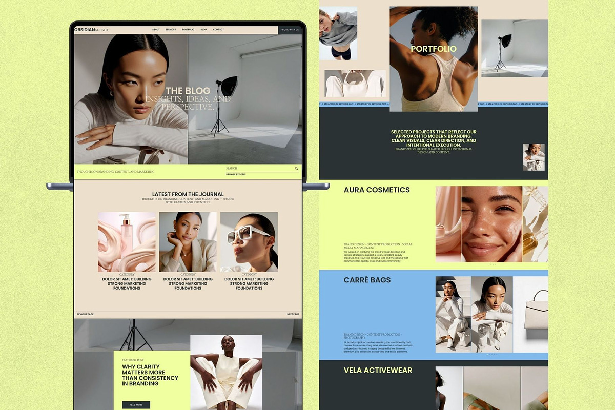Showit Website Template for Agency, an App Template by Digital&Chic (Photo 5 of 8)
