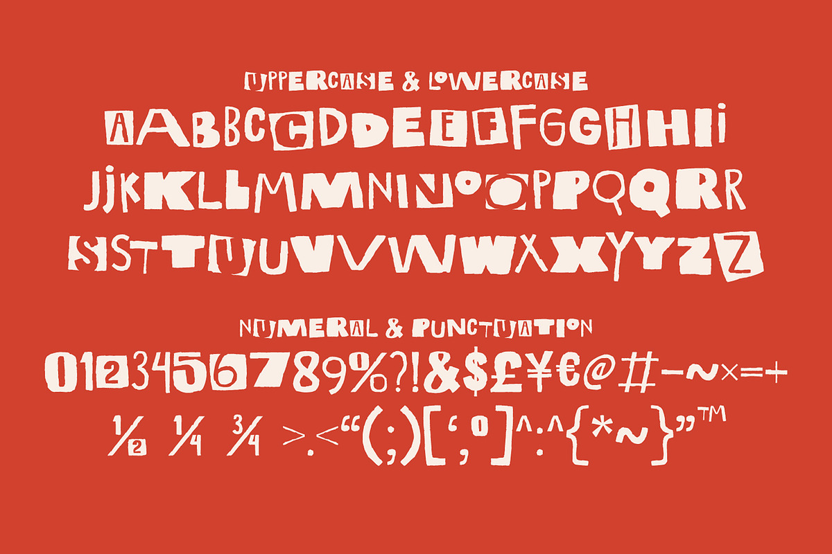 Alphabet Riot Experimental Ransom, a Sans Serif Font by Heinzel Std (Photo 10 of 13)