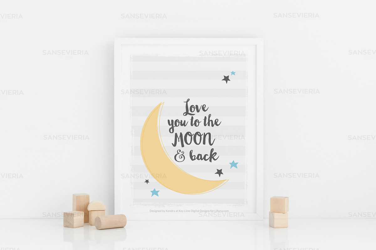 Nursery 8x10 Print Mockup 16x20 4:5, a Print Template by Grace White (Photo 4 of 4)