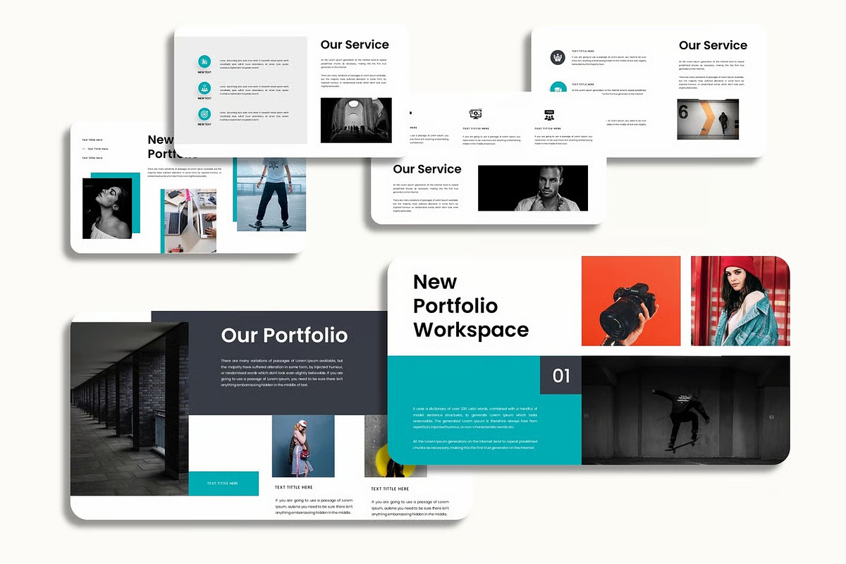Nordina – Business Google Slide, a Presentation Template by kreatifreya (Photo 4 of 5)