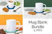 Blank Coffee Mug Mockup Bundle, a Cups & Container Mockup by Creatives STOCK (Thumbnail 2 of 7)