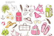 Travel And Vacation, an Object Illustration by Mona Monash (Thumbnail 2 of 7)