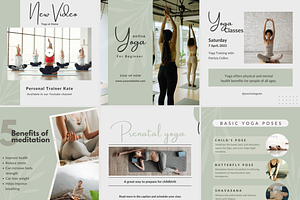 YOGA Canva Templates