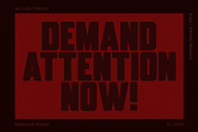 MAGNIFICIENT! HEADLINE FONT!, a Sans Serif Font by deadlock studio (Thumbnail 3 of 9)