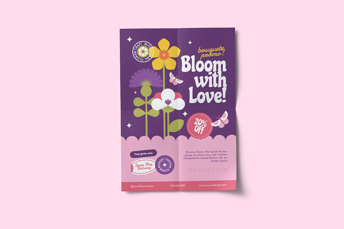 Bloomhara - Poster, a Poster Template by Fannan Studio (Photo 2 of 3)