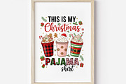 Christmas Pajama, Xmas PNG, an Illustration by DreamArtGraphic (Thumbnail 5 of 5)