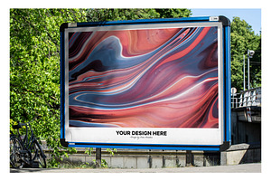 Urban Billboard Banner Mockup