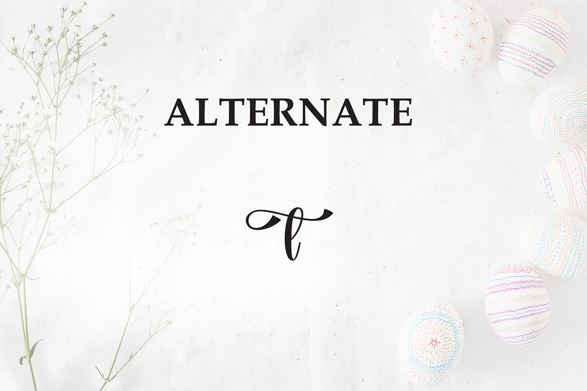 Easter | Script Font, a Handwritten Font by Scratchones (Photo 8 of 9)
