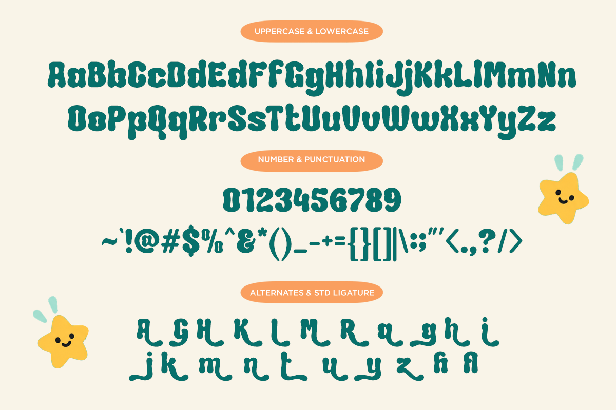 Buchy Kids - Playful Groovy Font, a Serif Font by Font Liner (Photo 10 of 10)
