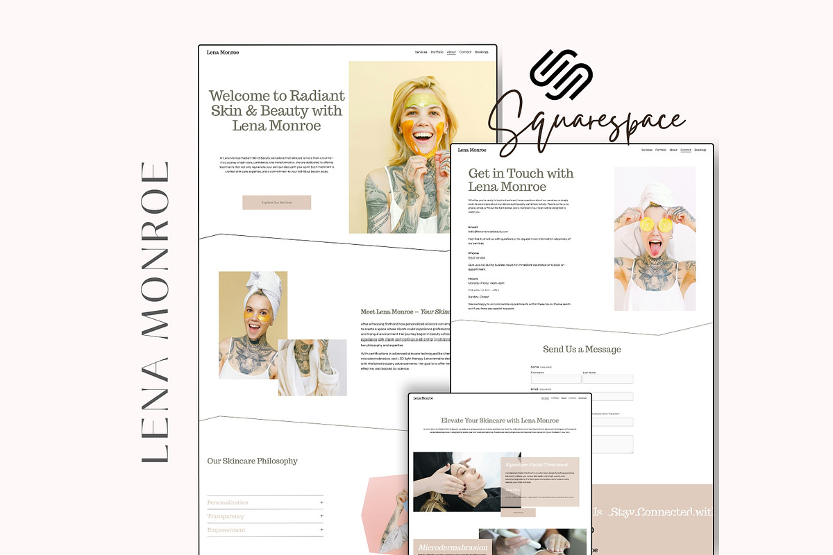 Squarespace 7.1 Website Template, a Squarespace Template by Lumina Alchemy (Photo 1 of 10)